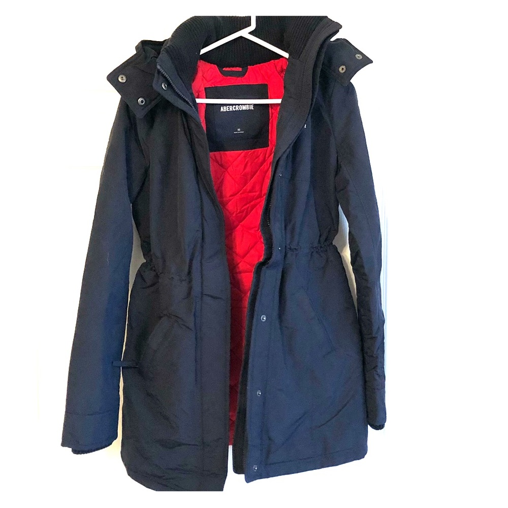 XS/S Abercrombie and Fitch long warm winter coat.